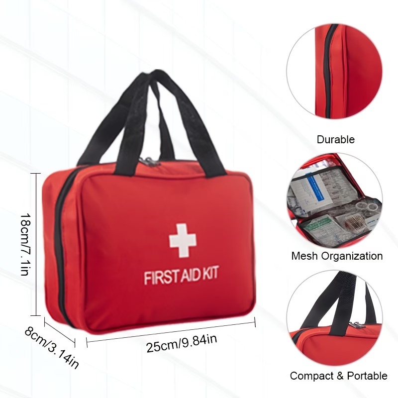 173-Piece Premium First Aid Kit – Essential Emergency Survival Gear for Home, Car, Camping, Hiking, Travel & Outdoor Adventures