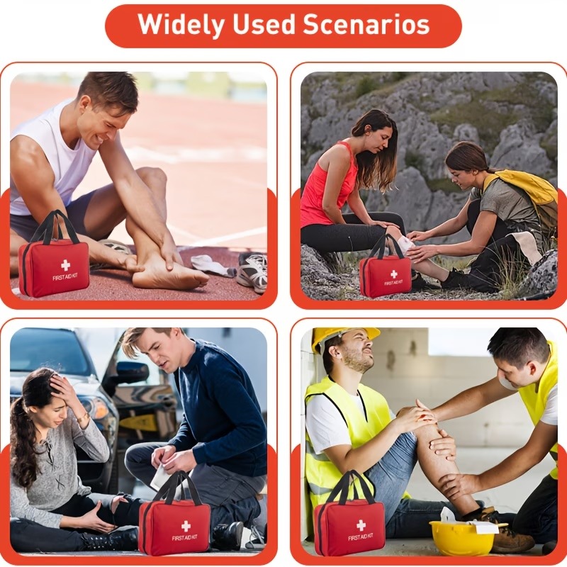 173-Piece Premium First Aid Kit – Essential Emergency Survival Gear for Home, Car, Camping, Hiking, Travel & Outdoor Adventures