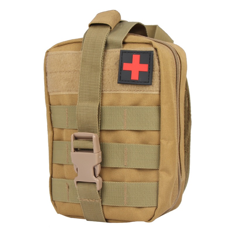 Outdoor First Aid Emergency Kit, Portable Survival Bag, Tactical Rescue Protection Kit for Hiking, Camping, Outdoor Adventures
