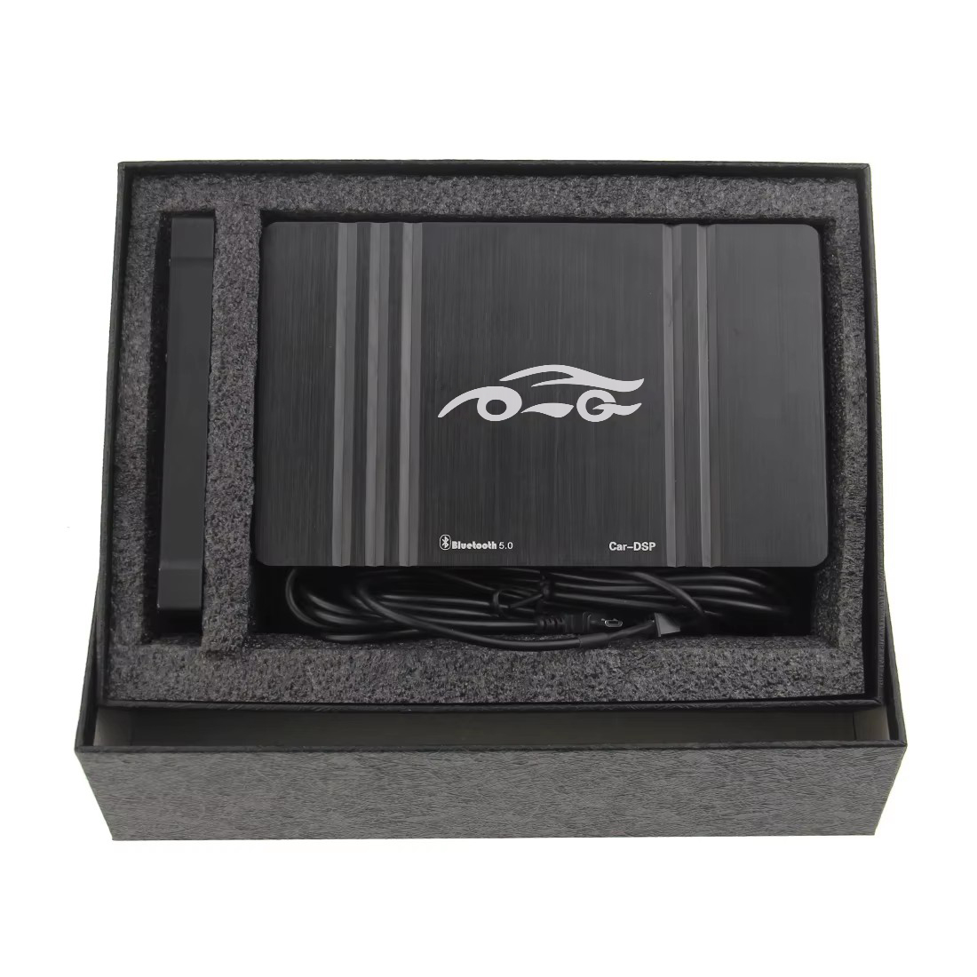 Factory Supply Class AB Car Audio DSP Powered Amplifier with LCD Display Remote Control