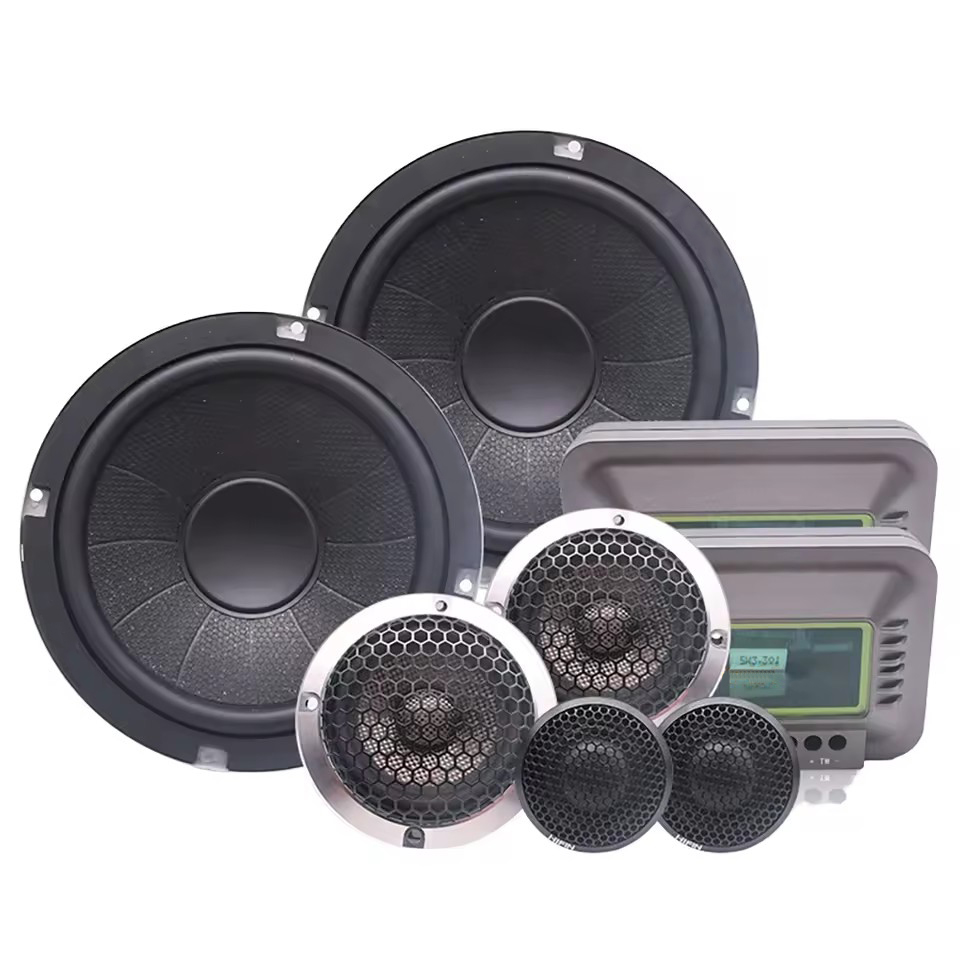 New Price 6.5 Inch Car Audio Speaker High Quality 3 Way Component Car Speaker
