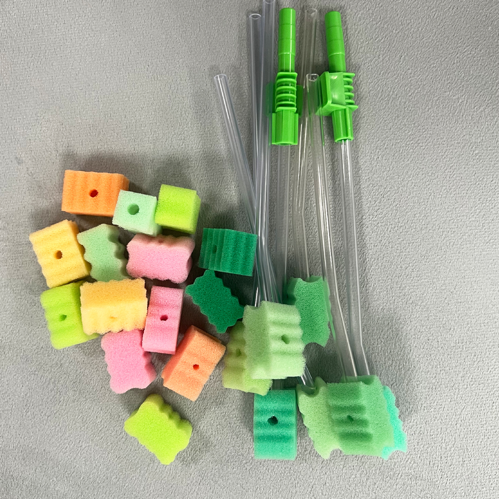 Patients Use Oral Cleaning Sponges