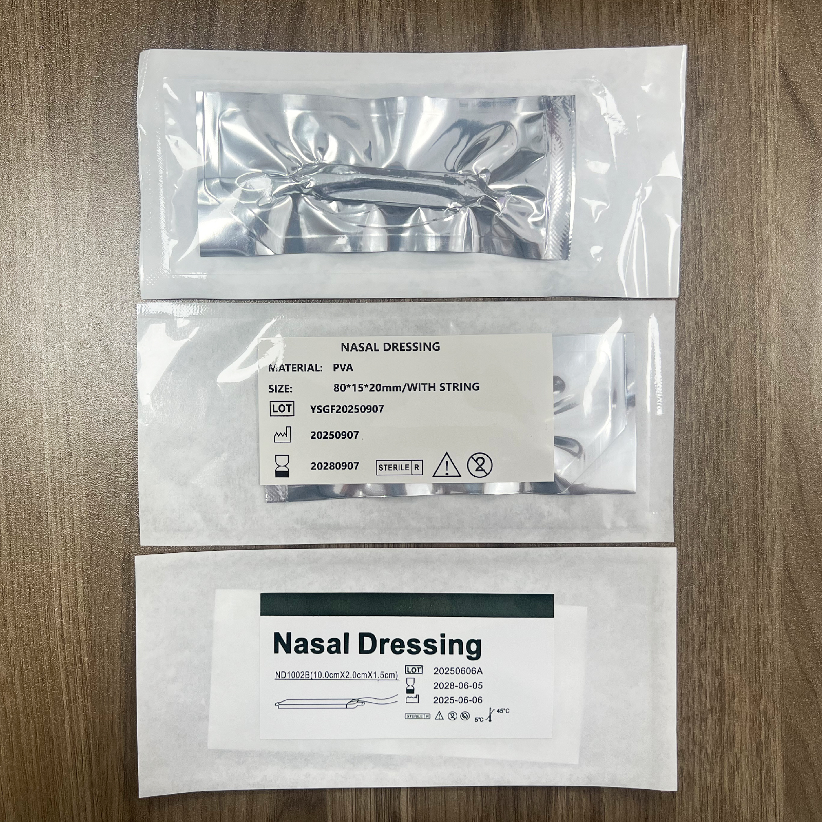 Nasal packing(with string and tube)