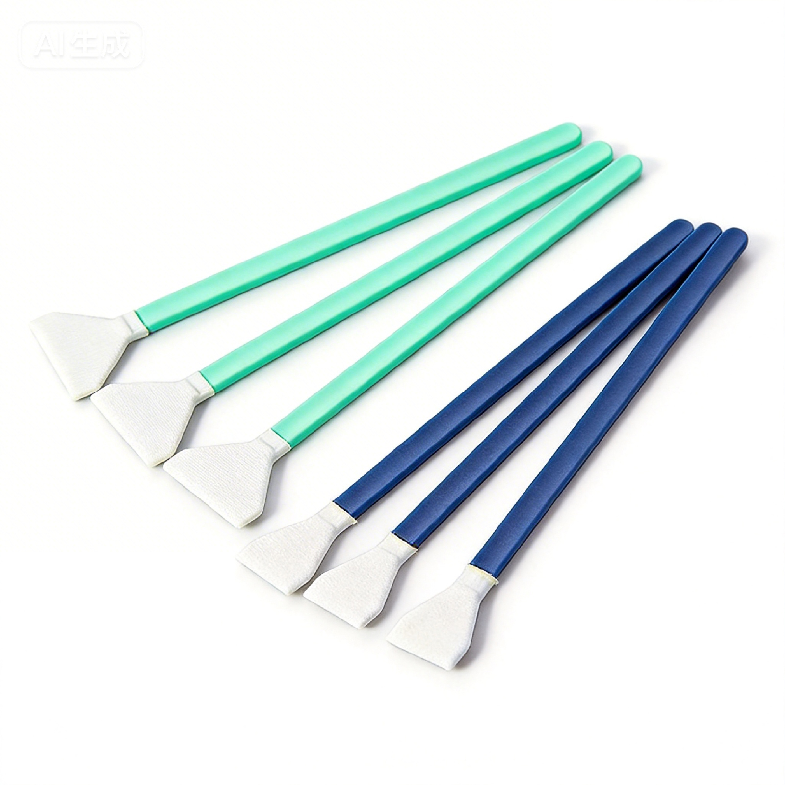 Dust free cotton swab with a cotton head