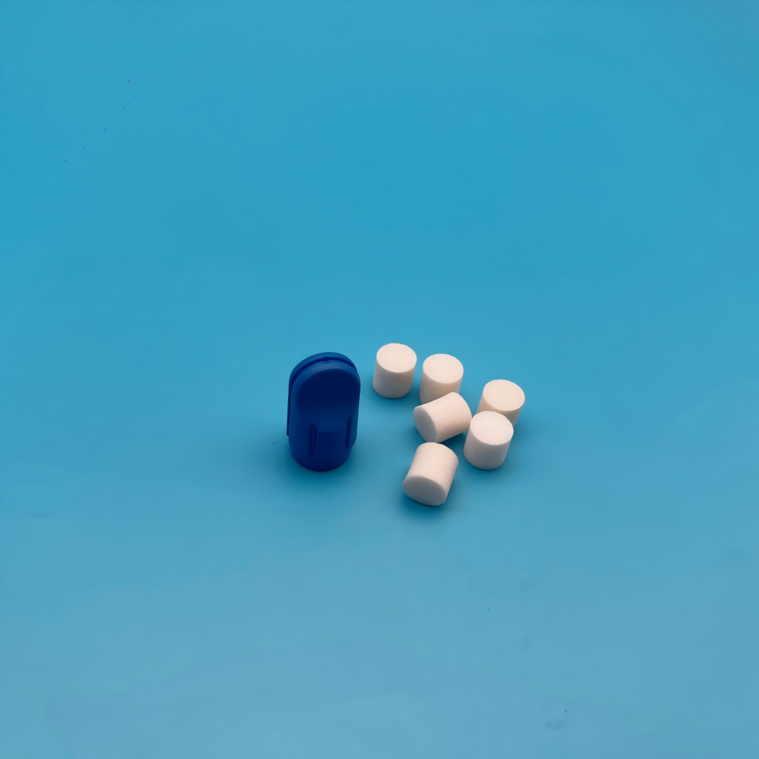 Wholesale Medical Non Crumbling PU Sponge Insert For Heparin Cap PICC Connector Alcohol Disinfection Cap With Custom Shape
