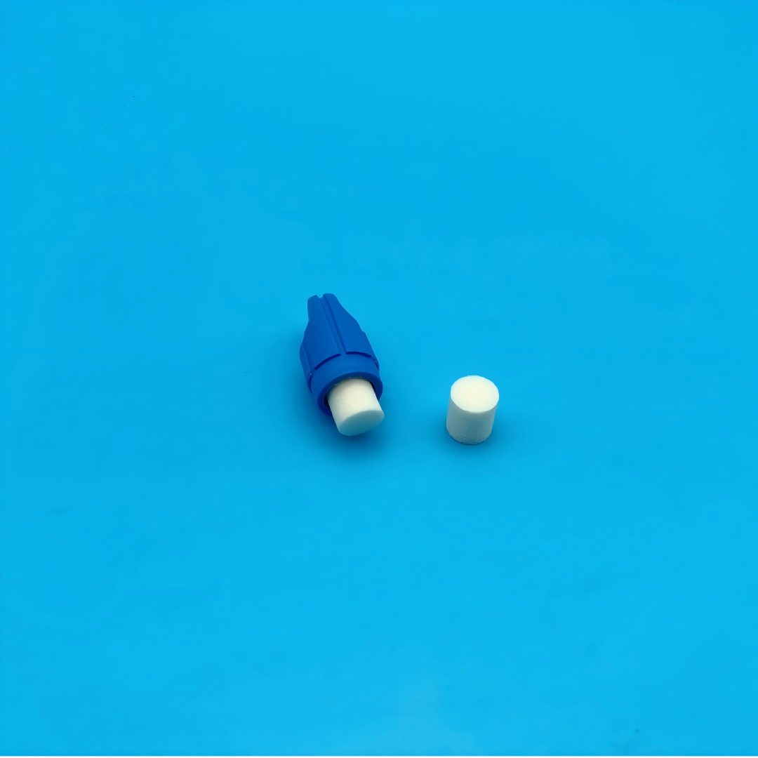 Wholesale Medical Non Crumbling PU Sponge Insert For Heparin Cap PICC Connector Alcohol Disinfection Cap With Custom Shape