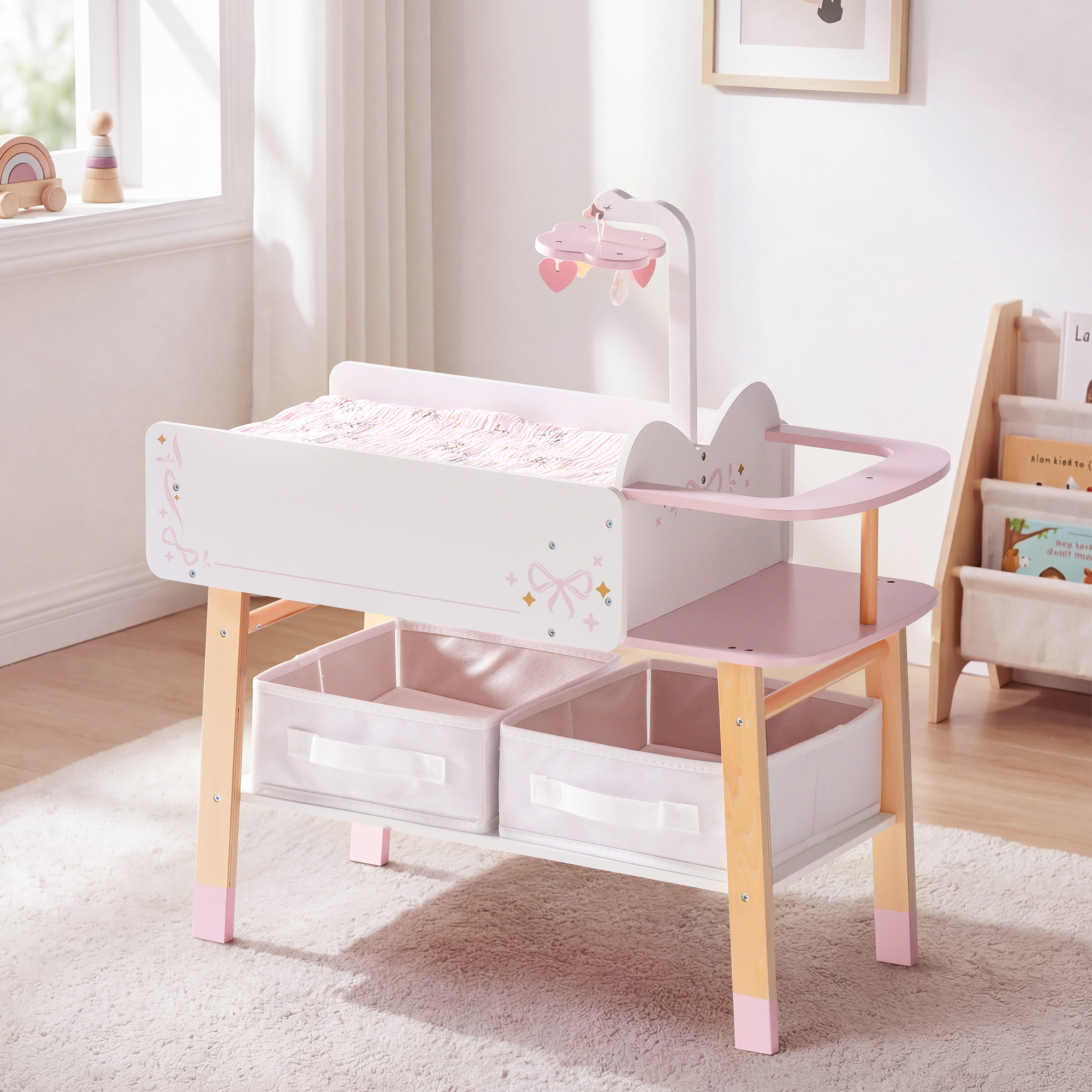 ROBUD 18 Inch Doll Changing Table