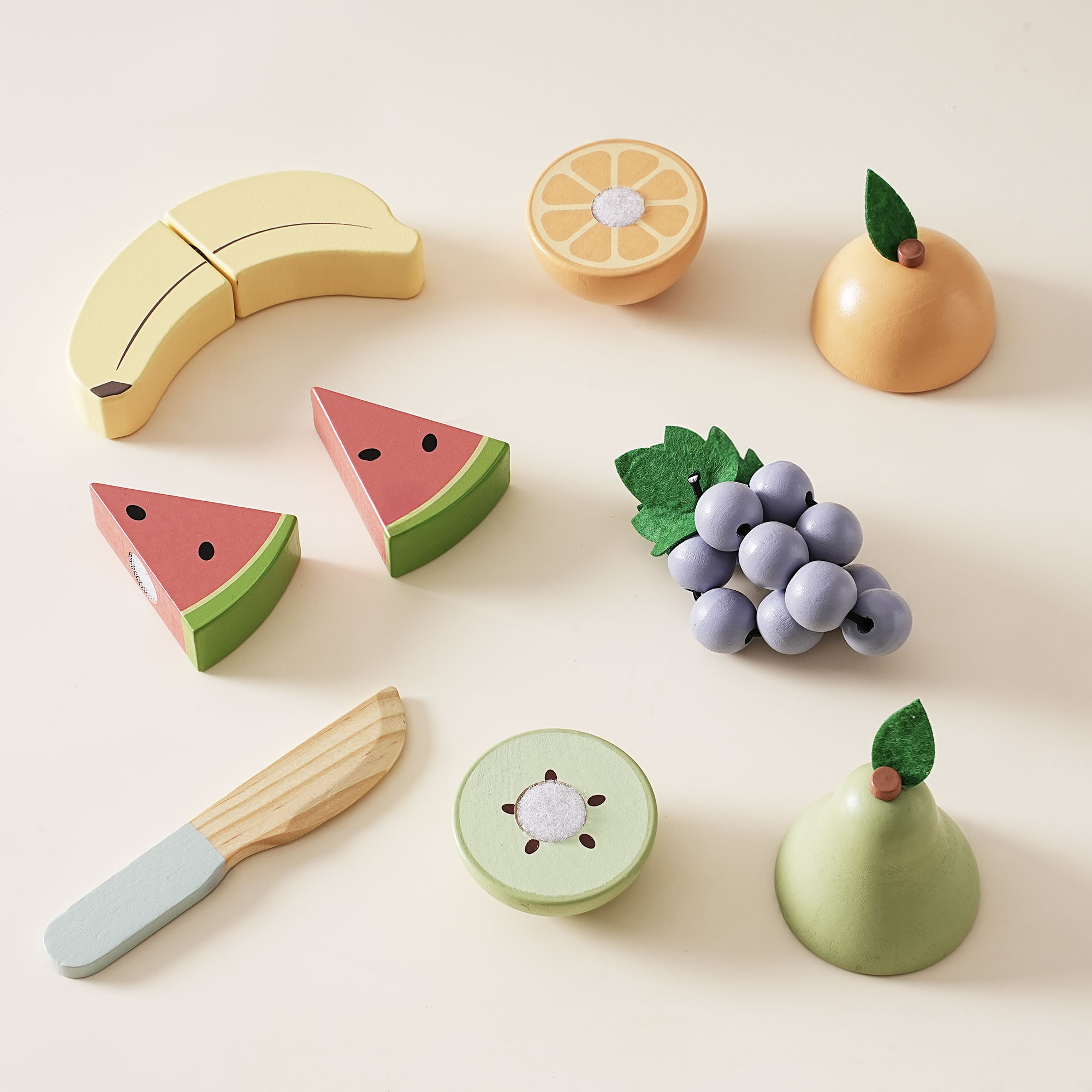 ROBUD Wooden Food Playset - Fruit