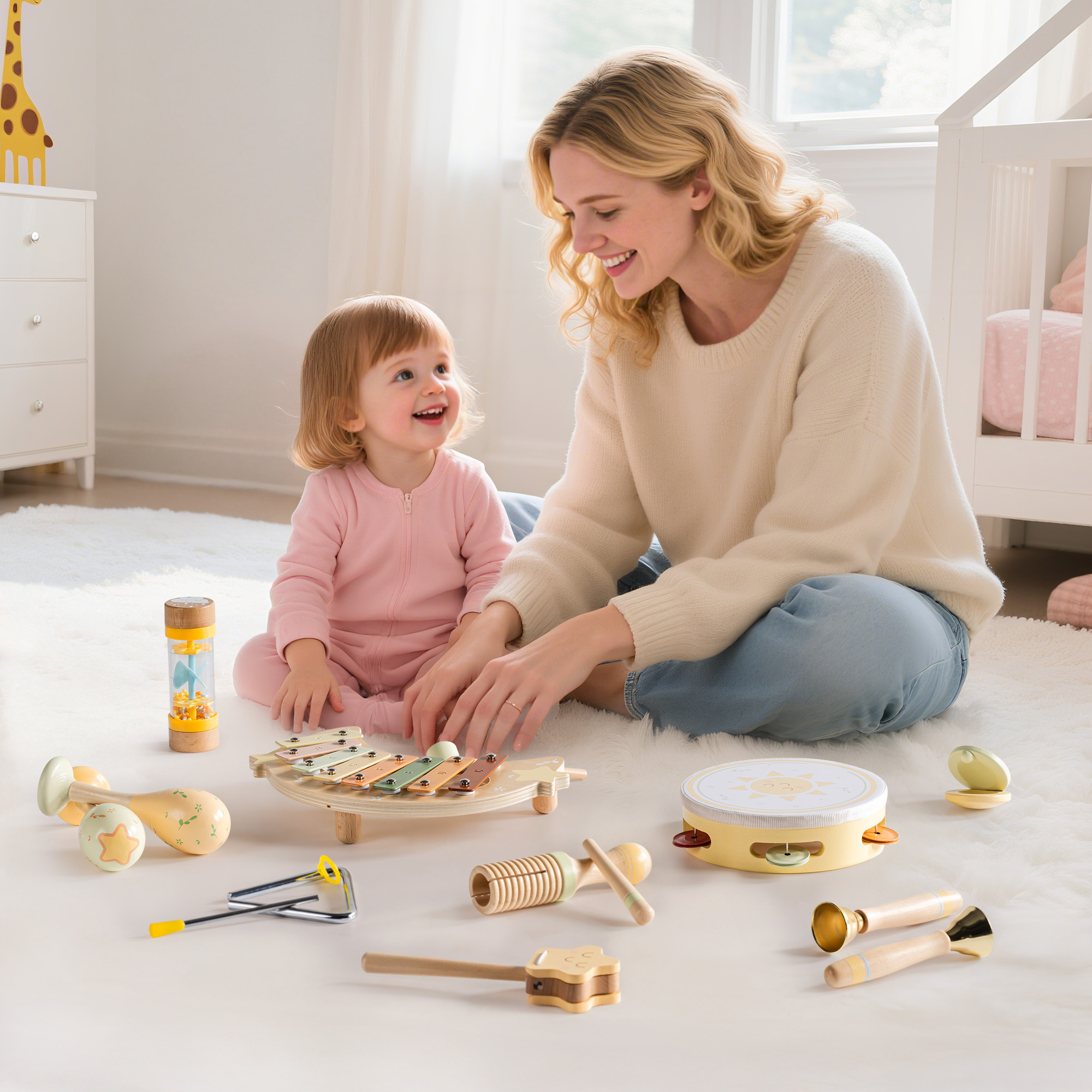 ROBUD Kids Musical Toys Moonlight Music Set