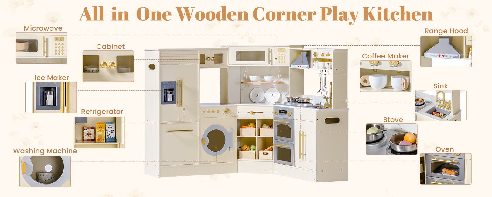 ROBUD WCF53 corner play kitchen