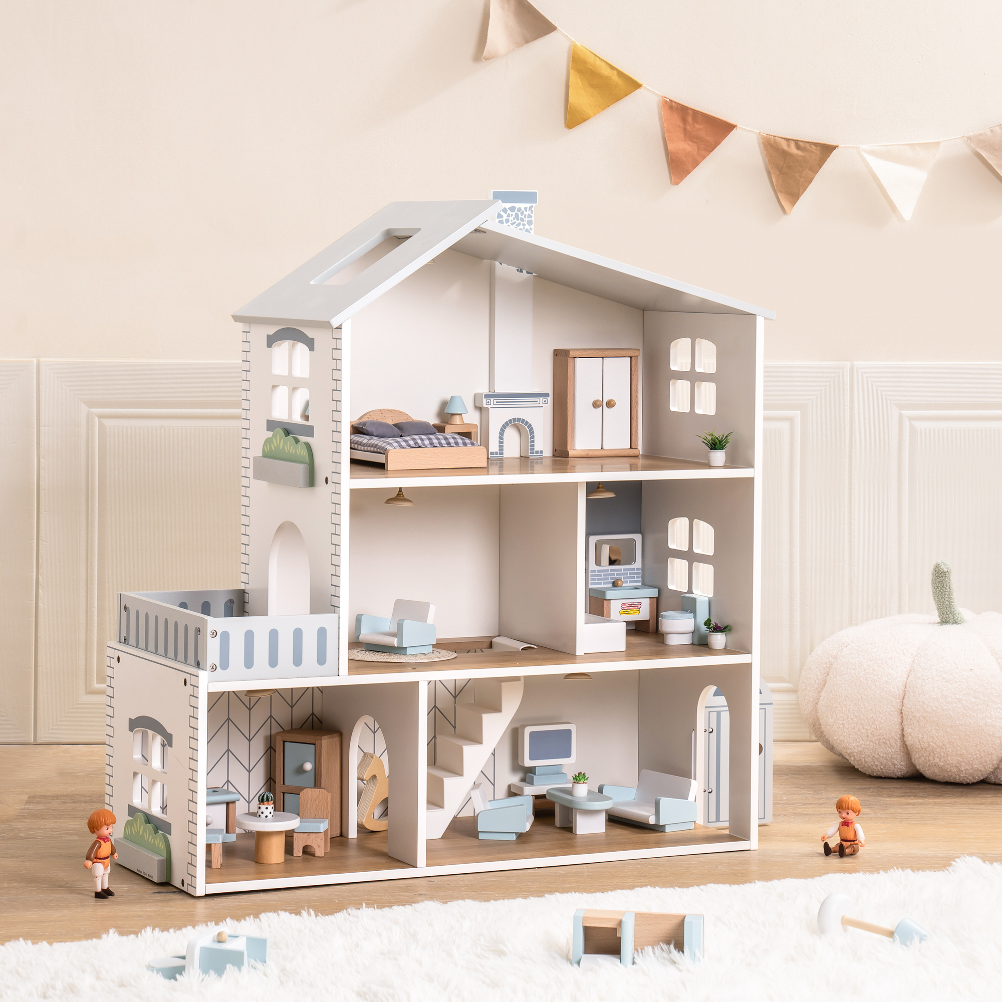 ROBUD Simple Nordic Doll House