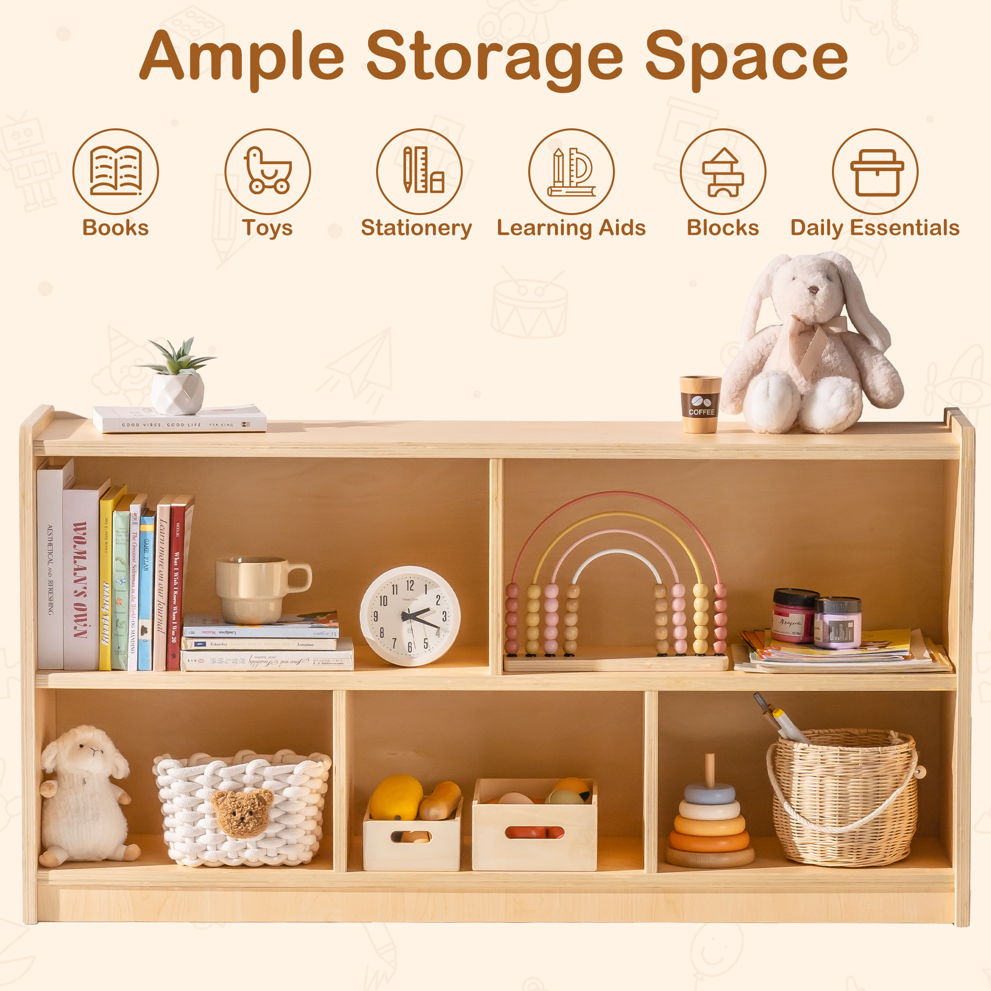 ROBUD Wooden Storage Cabinet