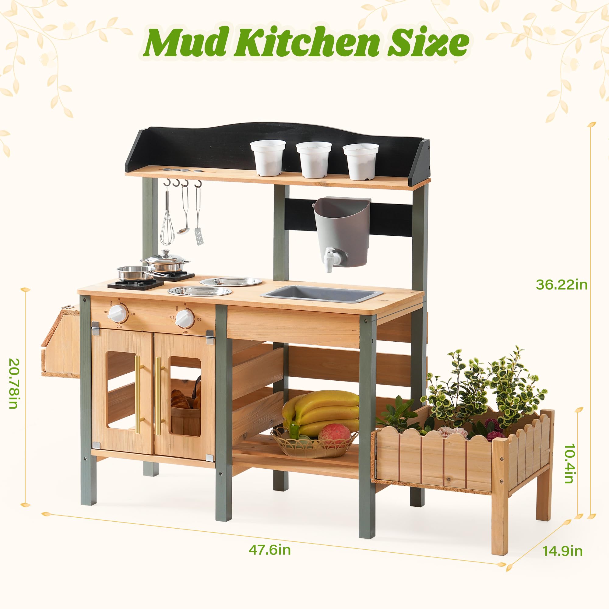 ROBUD Outdoor Mud Play Kitchen