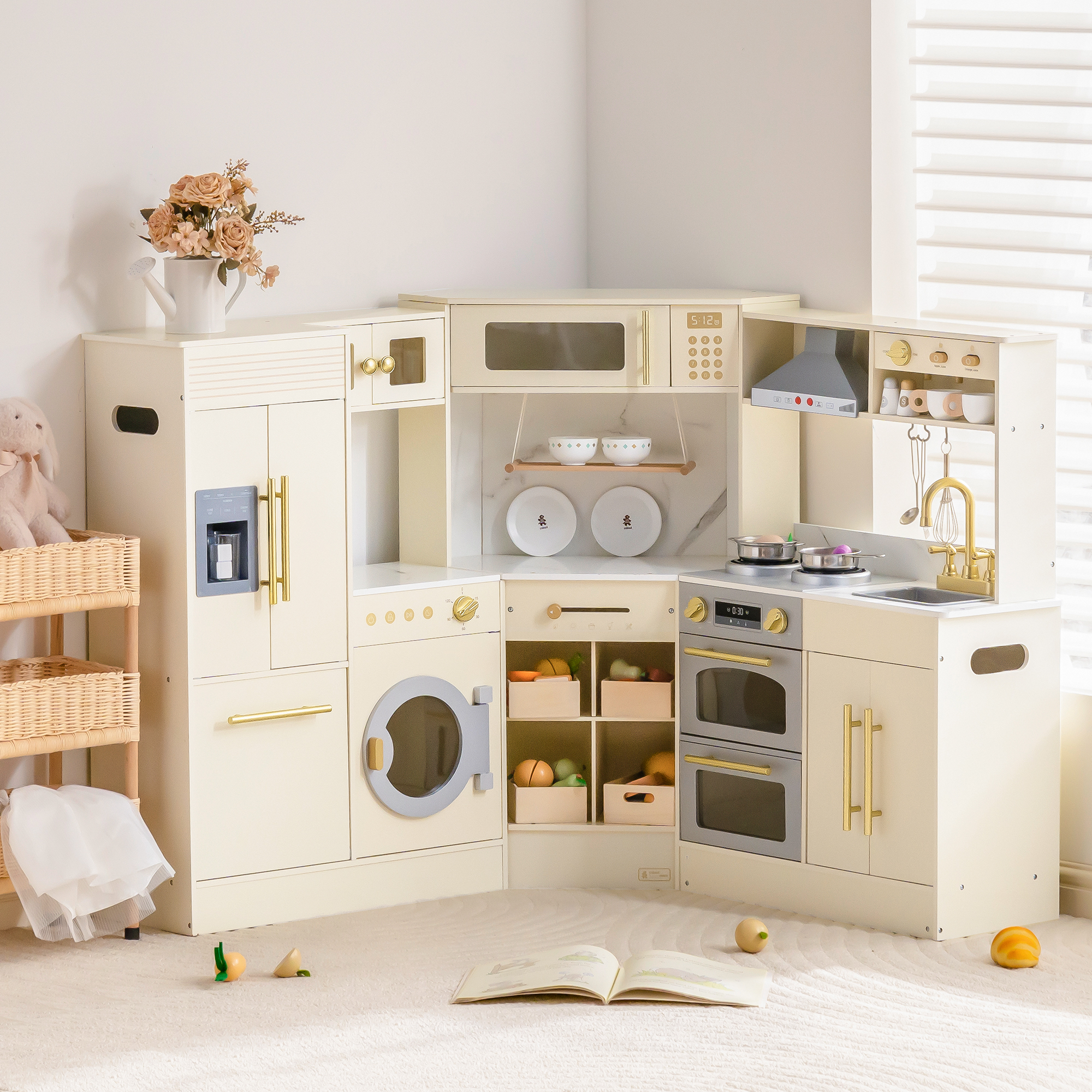 ROBUD WCF53 wooden corner play kitchen