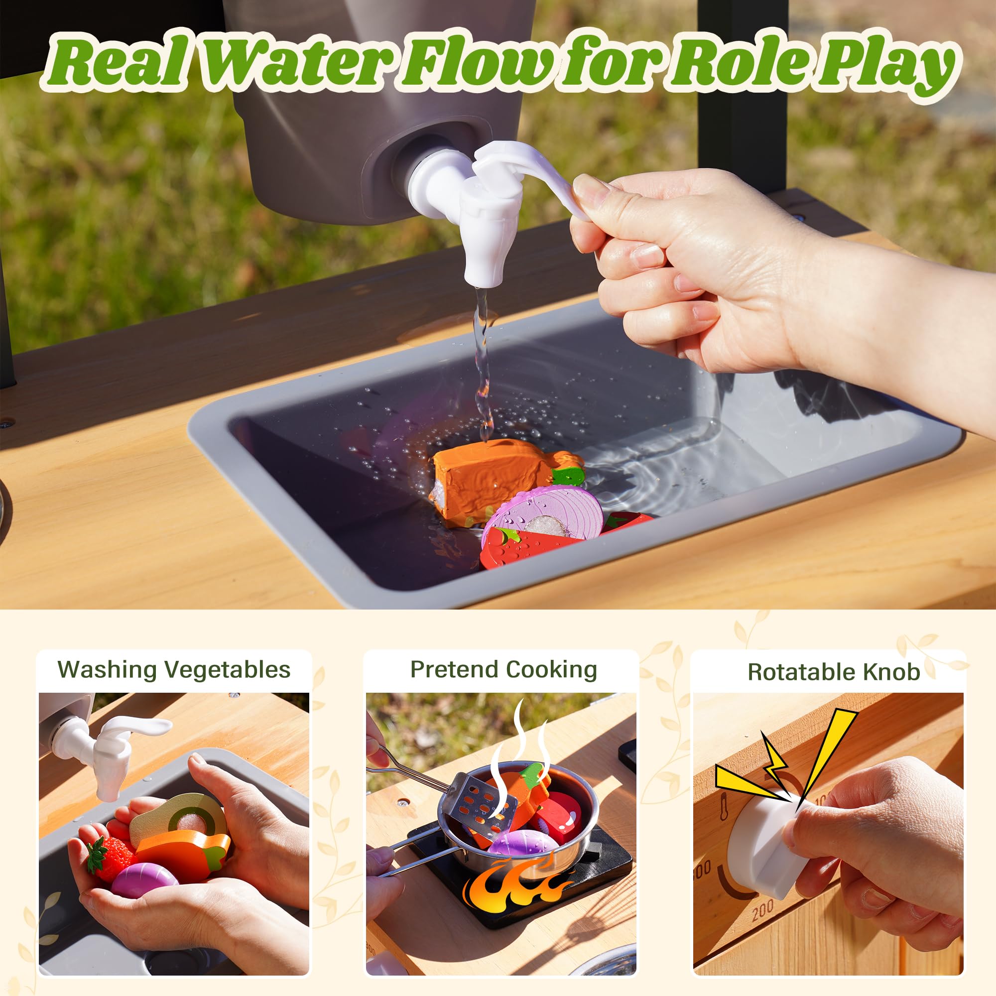 ROBUD Outdoor Mud Play Kitchen