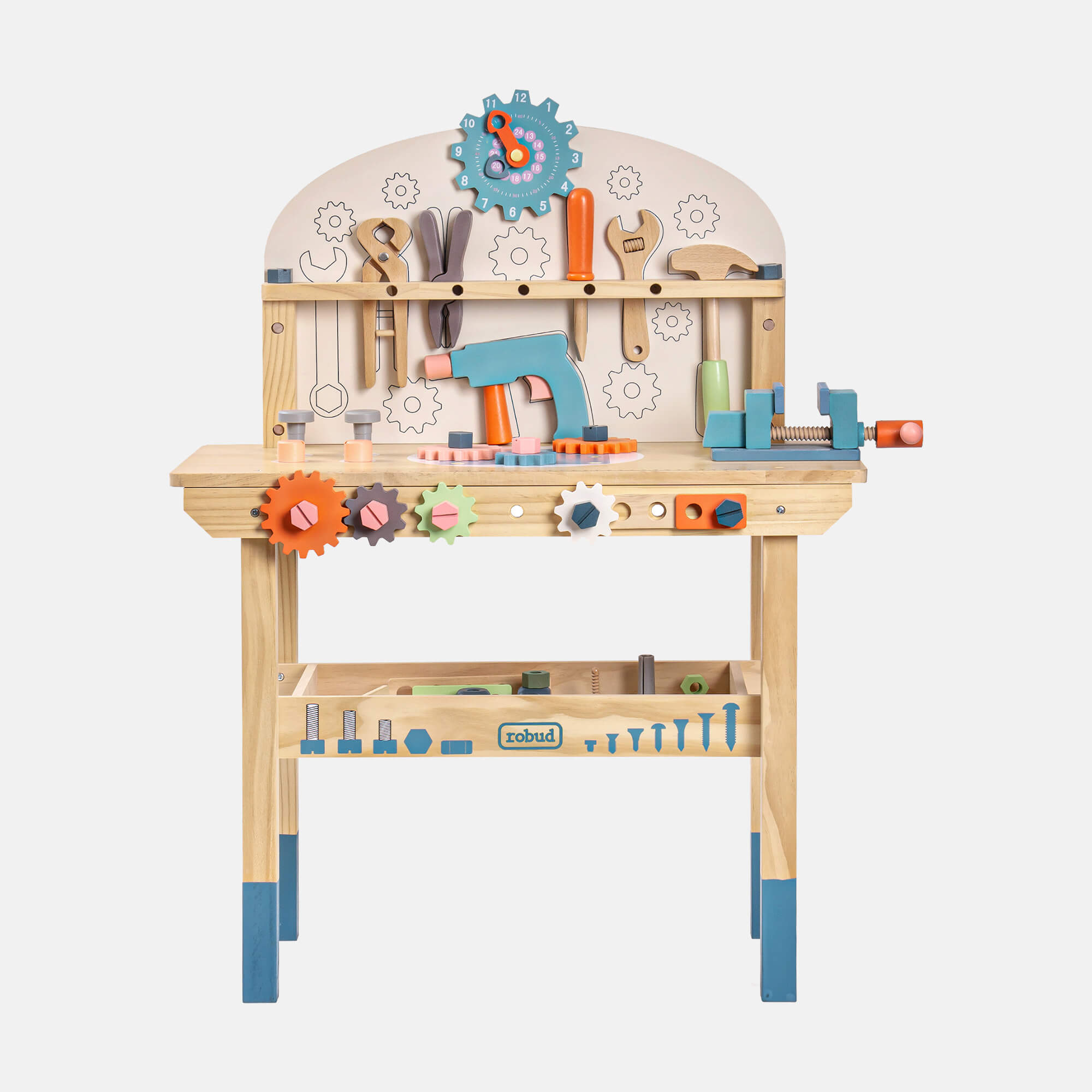 ROBUD Toy Workbench Tool Bench Set for Kids