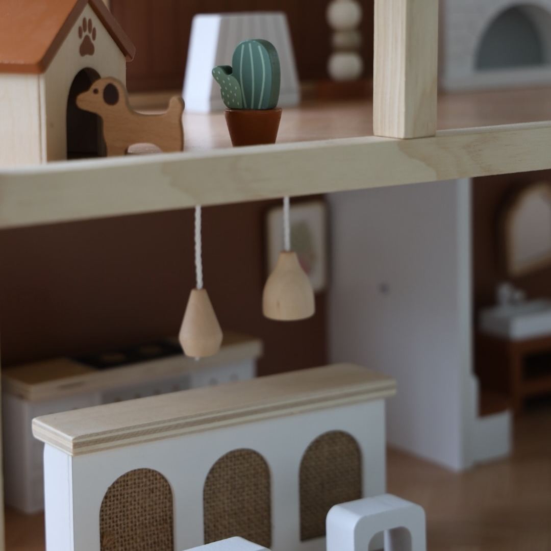 ROBUD Wooden Dollhouse - Bohemian