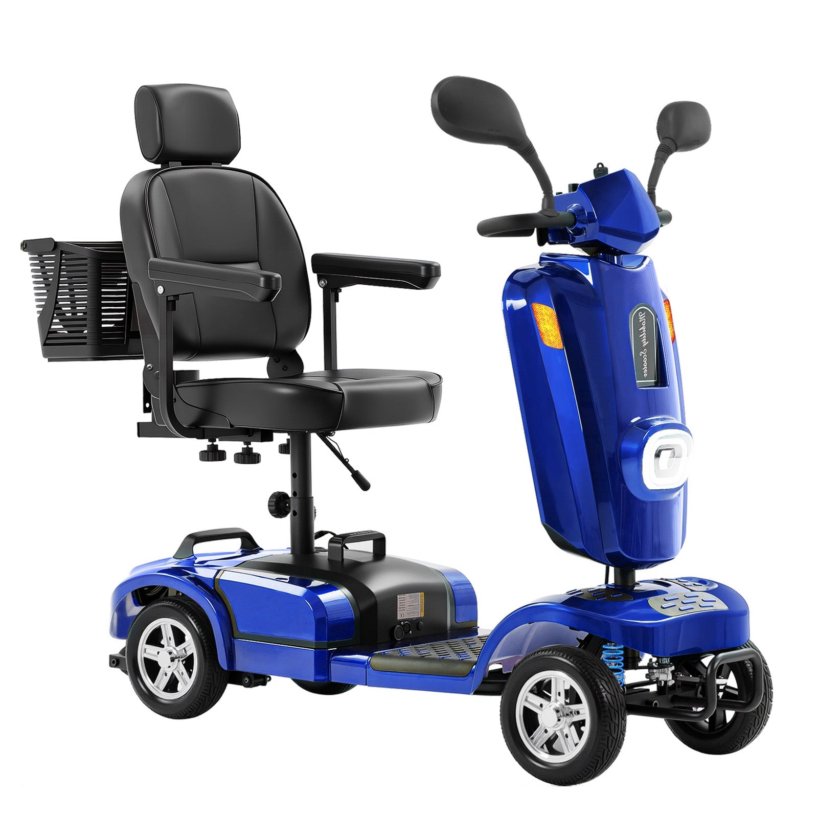 FOLDSCOOT  MS02 Plus Heavy-Duty Mobility Scooter for Seniors – 16/26-Mile Range | 400 lbs Capacity