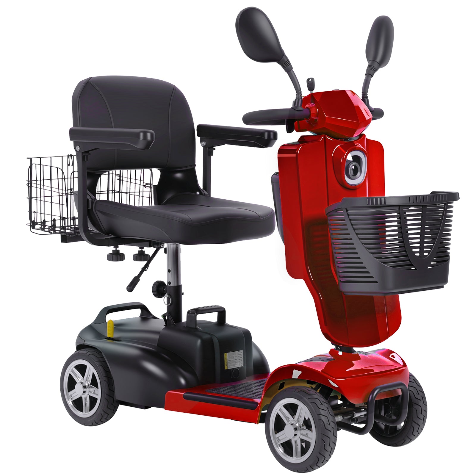 FOLDSCOOT MS02 Pro Foldable Mobility Scooter for Seniors – 30-Mile Range | Multi-Storage Design