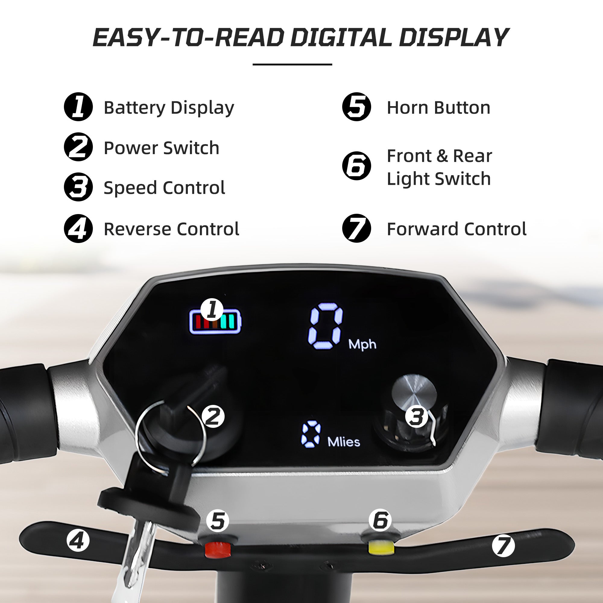 【Introducing the All-New】 M3 Lightweight Foldable Mobility Scooter for Seniors – 30 lbs, 33" Turning Radius, 20/32-Mile Range
