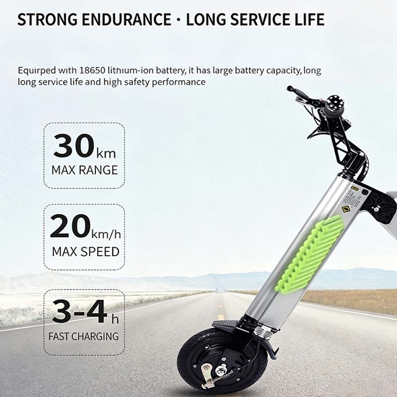 FOLDSCOOT K7S Foldable Electric Scooter for Adults, 250W Brushless Motor, 15-20km/h Max Speed, 25km Long Range, Lightweight 15kg Portable Mobility Scooter, 120kg Load, Foldable for Car Trunk, Silver Gray