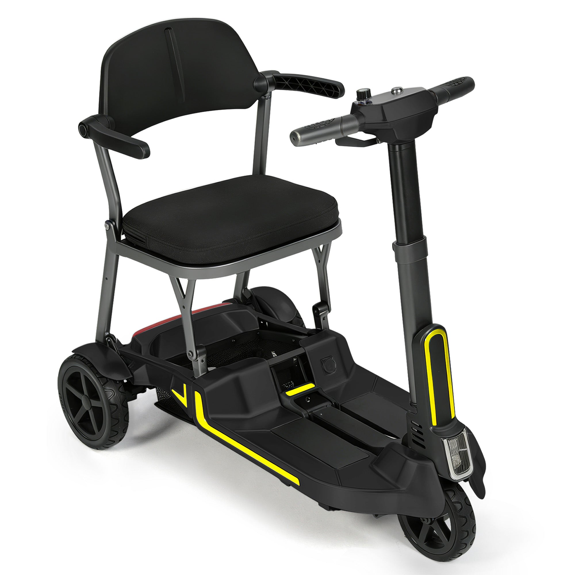 【Introducing the All-New】 M3 Lightweight Foldable Mobility Scooter for Seniors – 30 lbs, 33" Turning Radius, 20/32-Mile Range