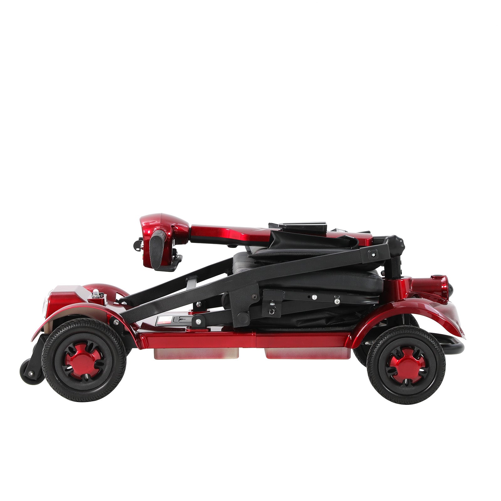 FOLDSCOOT MS01 F Lightweight Mobility Scooter, 41 lbs, 12/24 Mile Range, 300 lbs Capacity, LED Light & Triple Storage