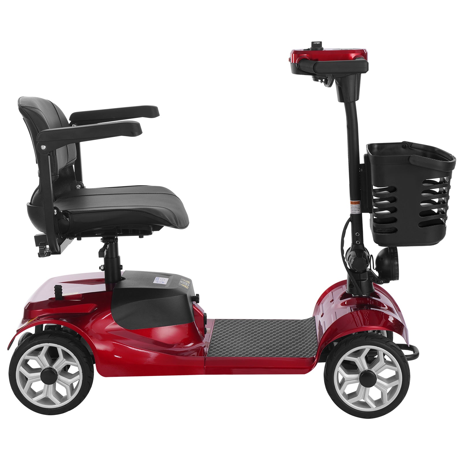 FOLDSCOOT MS01 4-Wheel Foldable Mobility Scooter for Seniors – 15-Mile Range | 300 lbs Capacity