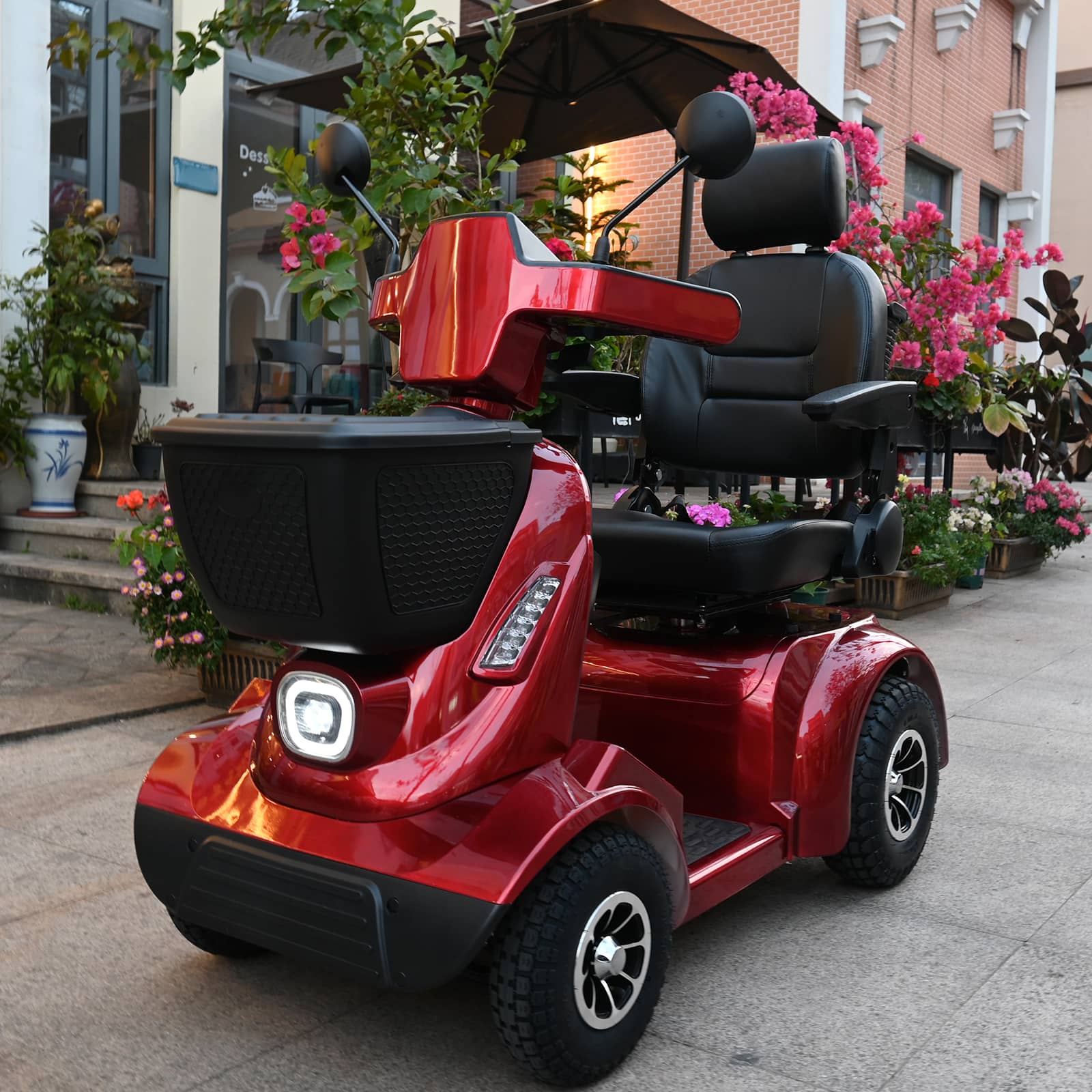 FOLDSCOOT  MS02 MAX Heavy-Duty Mobility Scooter for Seniors – 32-Mile Range | 500 lbs Capacity