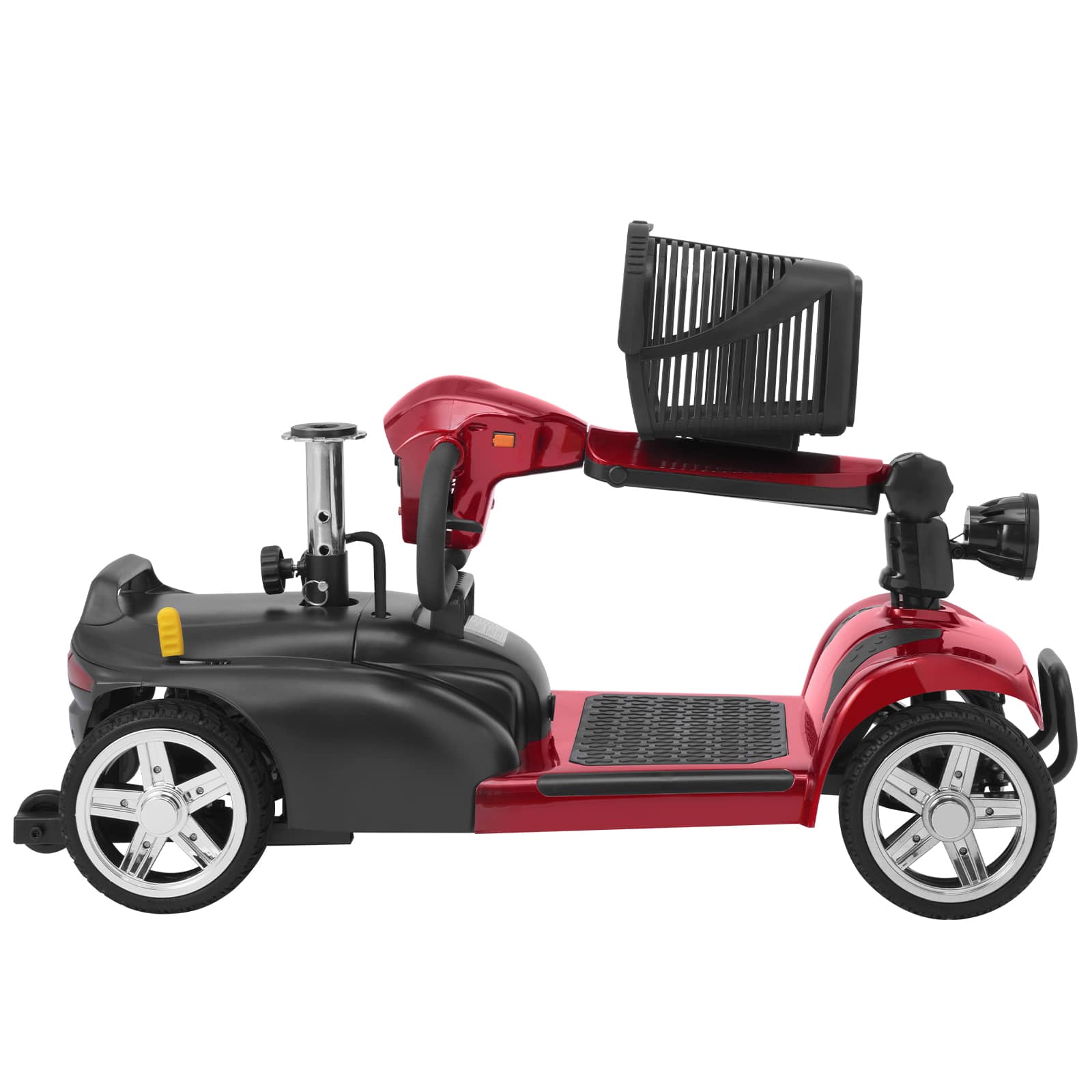 FOLDSCOOT MS02 4-Wheel Mobility Scooter for Seniors – Lightweight & Compact, Up to 15 Mi Range