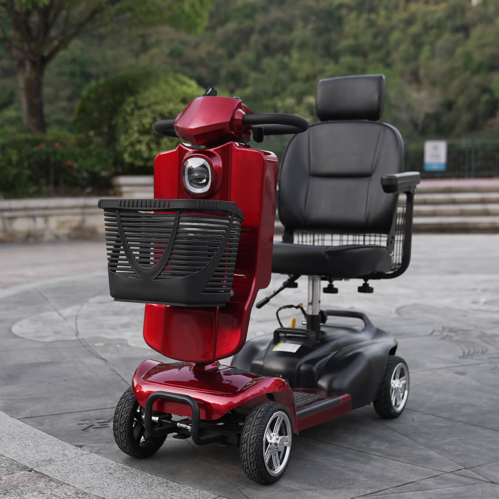 FOLDSCOOT MS02 Pro Foldable Mobility Scooter for Seniors – 30-Mile Range | Multi-Storage Design