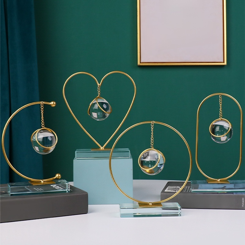 เครื่องประดับลูกบอลคริสตัลเหล็ก