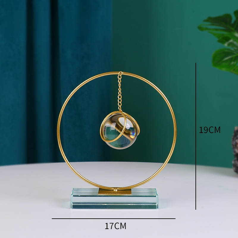 เครื่องประดับลูกบอลคริสตัลเหล็ก