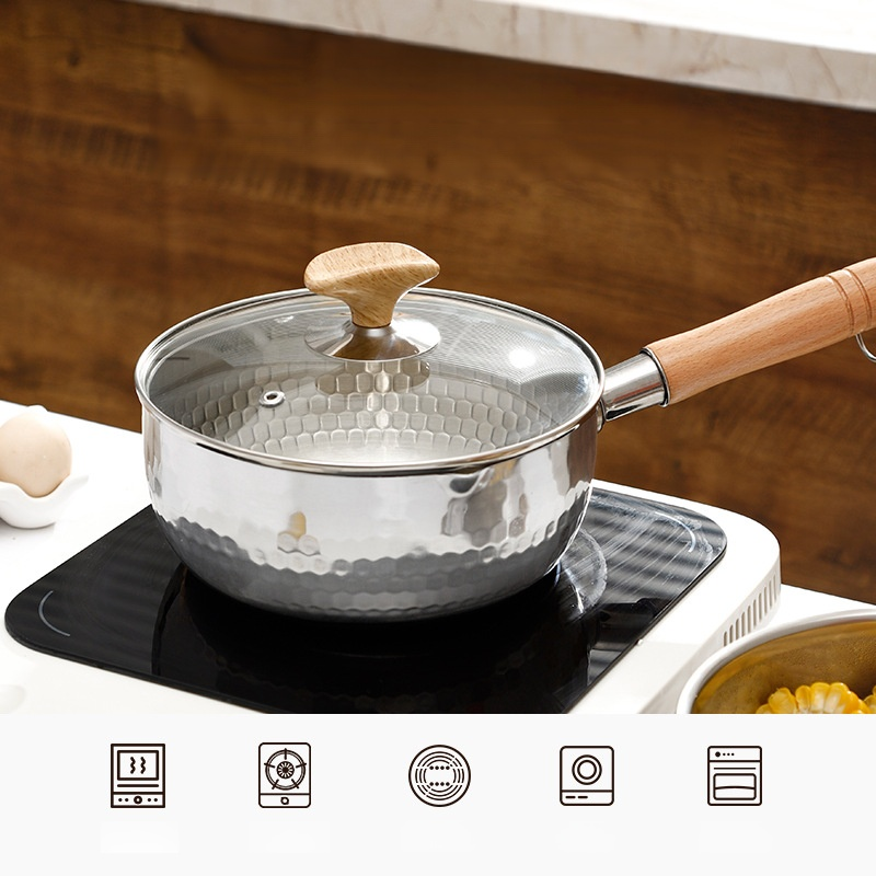 หม้อเล็กไม่มีสารเคลือบ