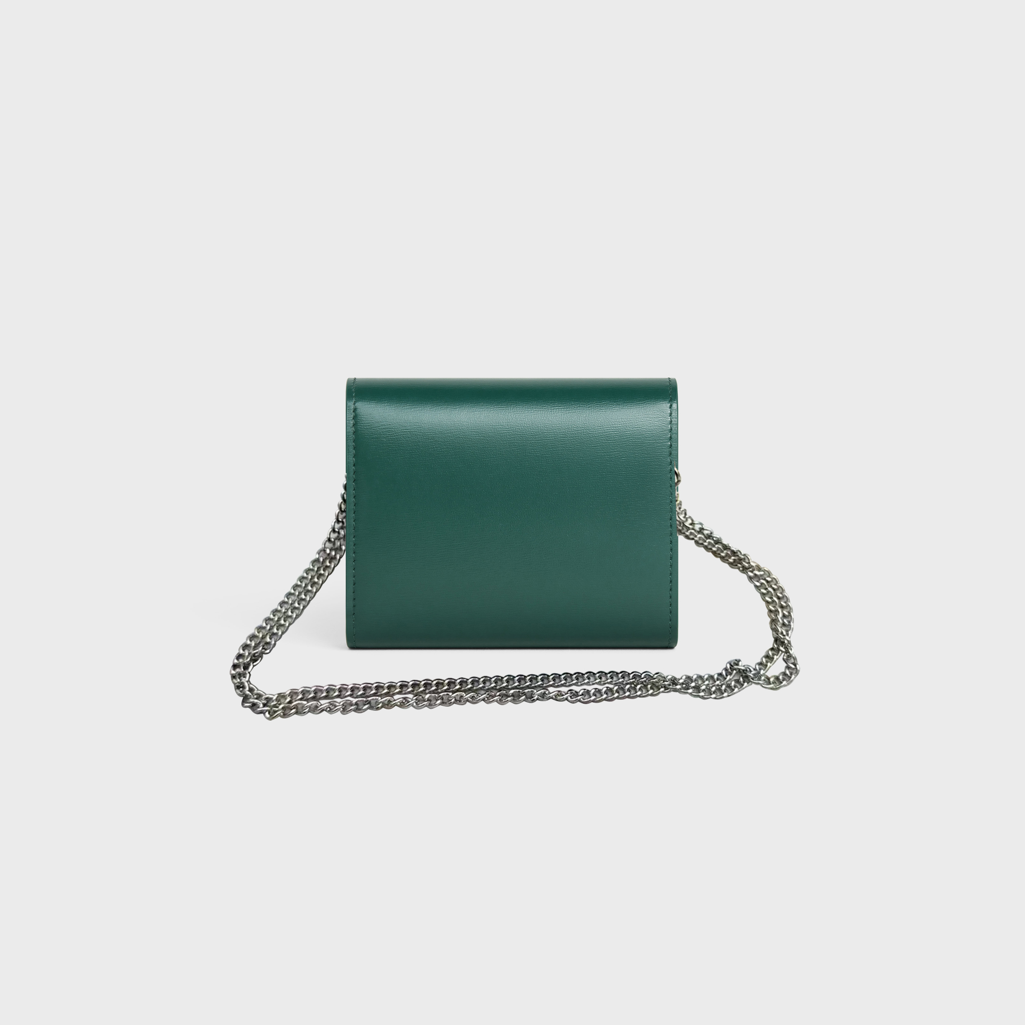 チェーンウォレット マーゴ /スモール フラップウォレット トリオンフ / シャイニーカーフスキン アマゾン