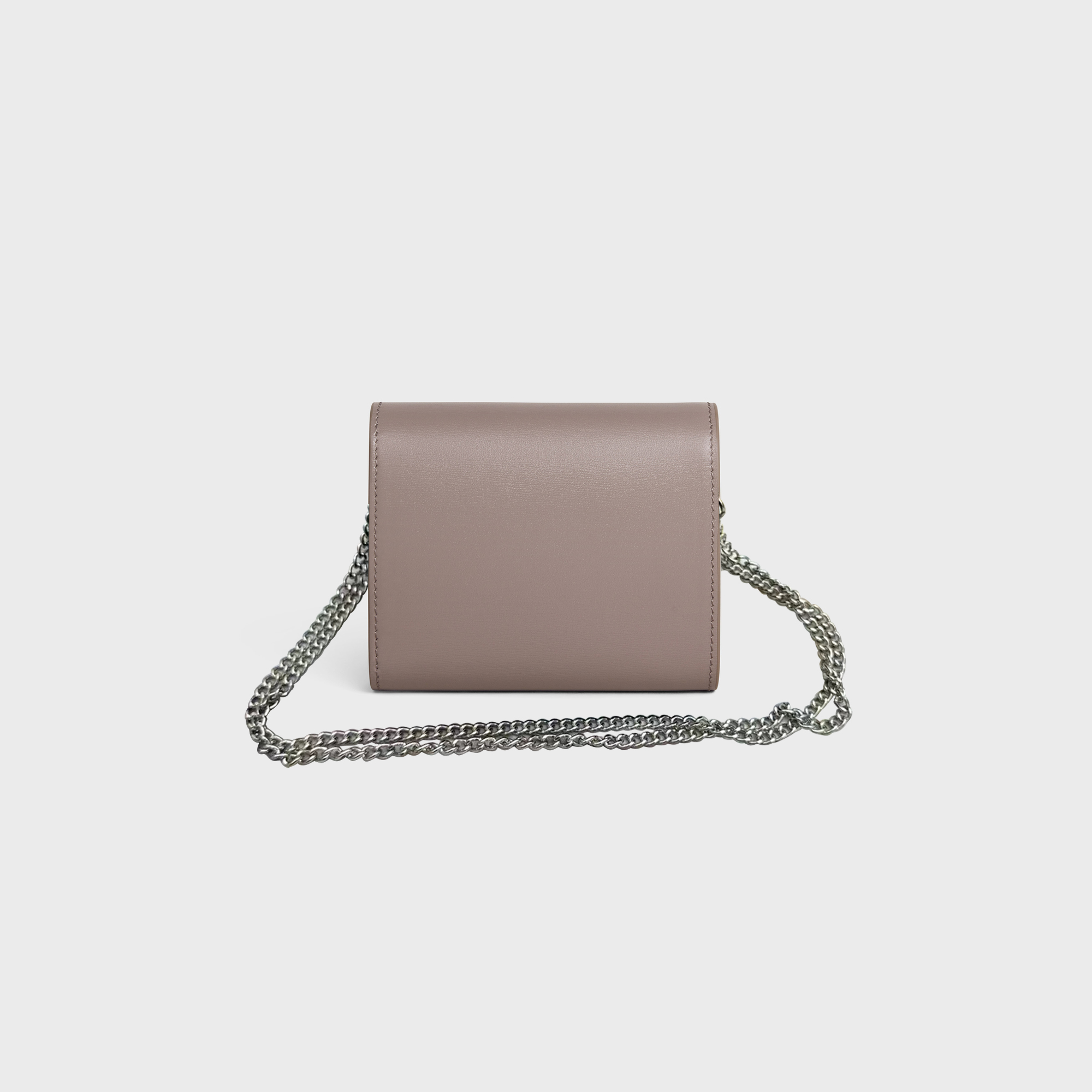 チェーンウォレット マーゴ /スモール フラップウォレット トリオンフ / シャイニーカーフスキン ぺブル