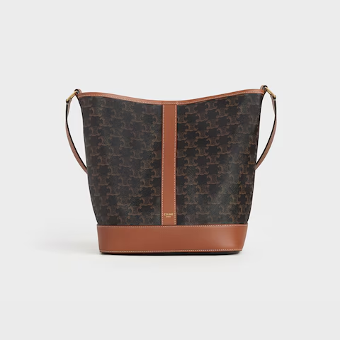 ミディアム バケット / トリオンフキャンバス＆カーフスキン / タン