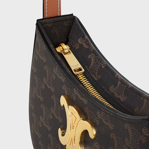 ミディアム ティリー バッグ / トリオンフキャンバス＆カーフスキン / タン