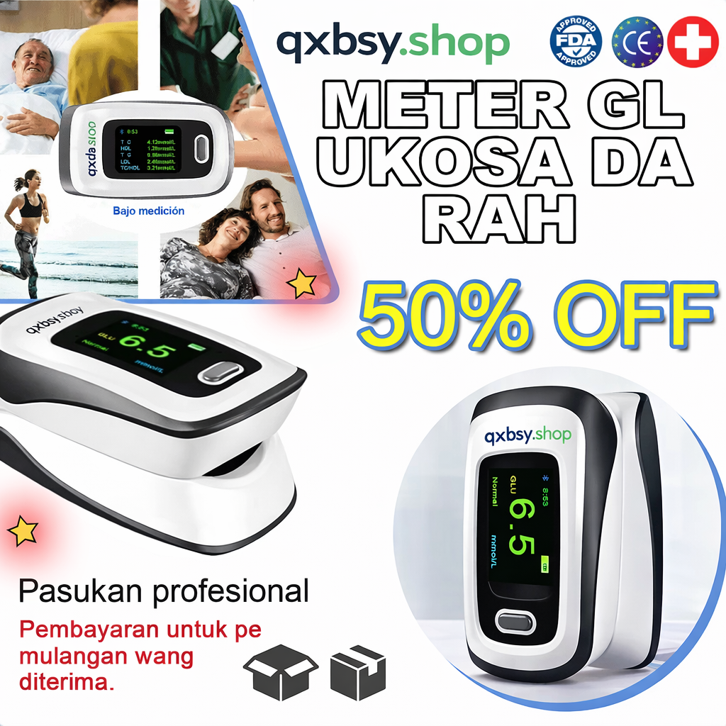 【12 dalam 1】Meter glukosa darah pintar bukan invasif terkini daripada 