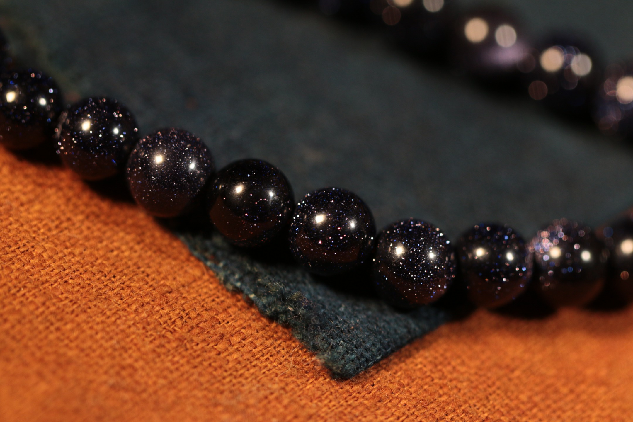 Four-Eyed Dzi Bead Clavicle Necklace（Unique ID:cp-2-2751）