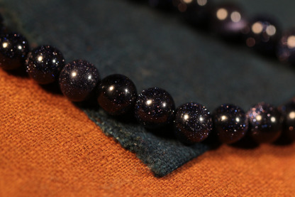 Four-Eyed Dzi Bead Clavicle Necklace（Unique ID:cp-2-2751）