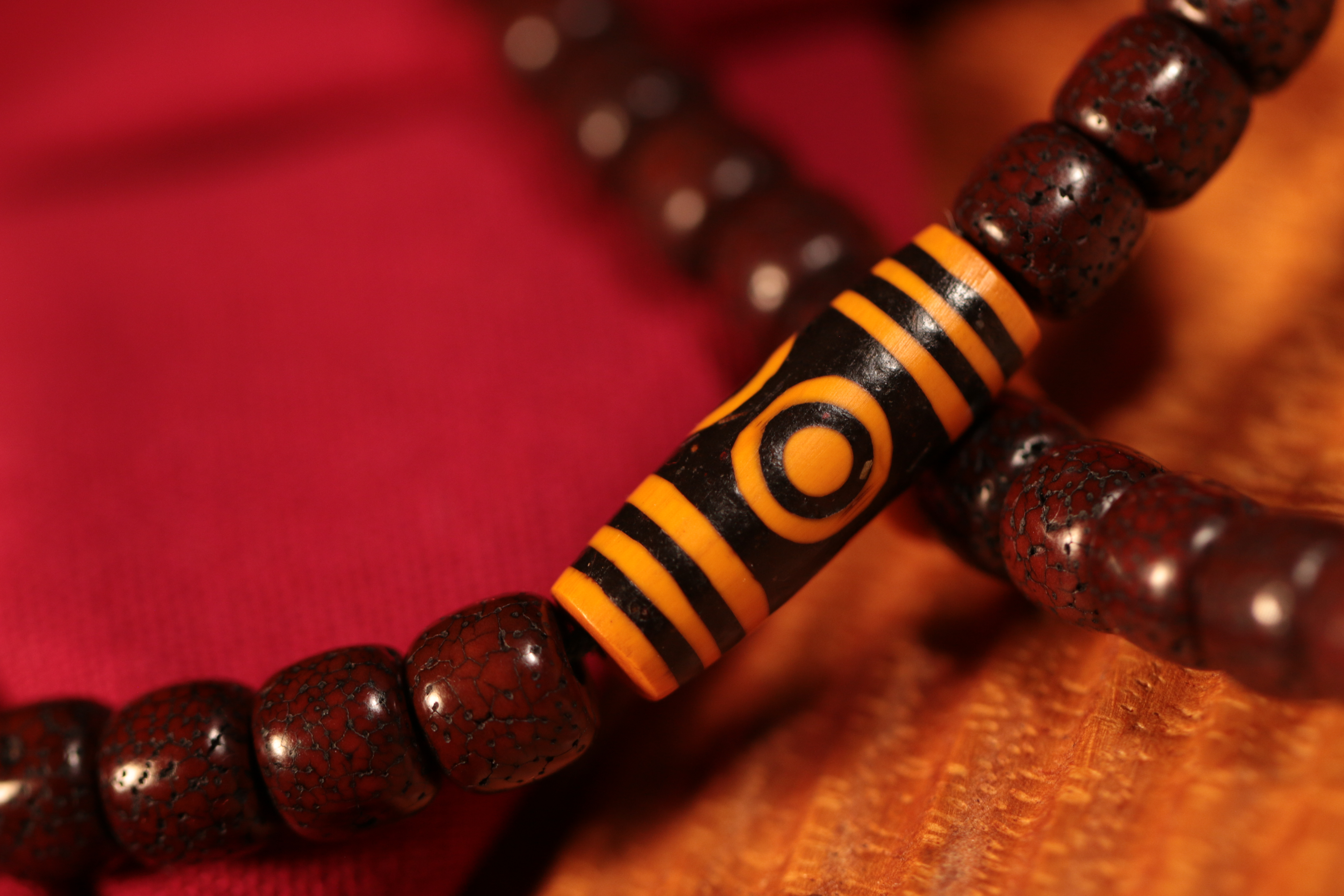 Star-and-Moon Bodhi Prayer Beads（Unique ID:cp-3-3217）