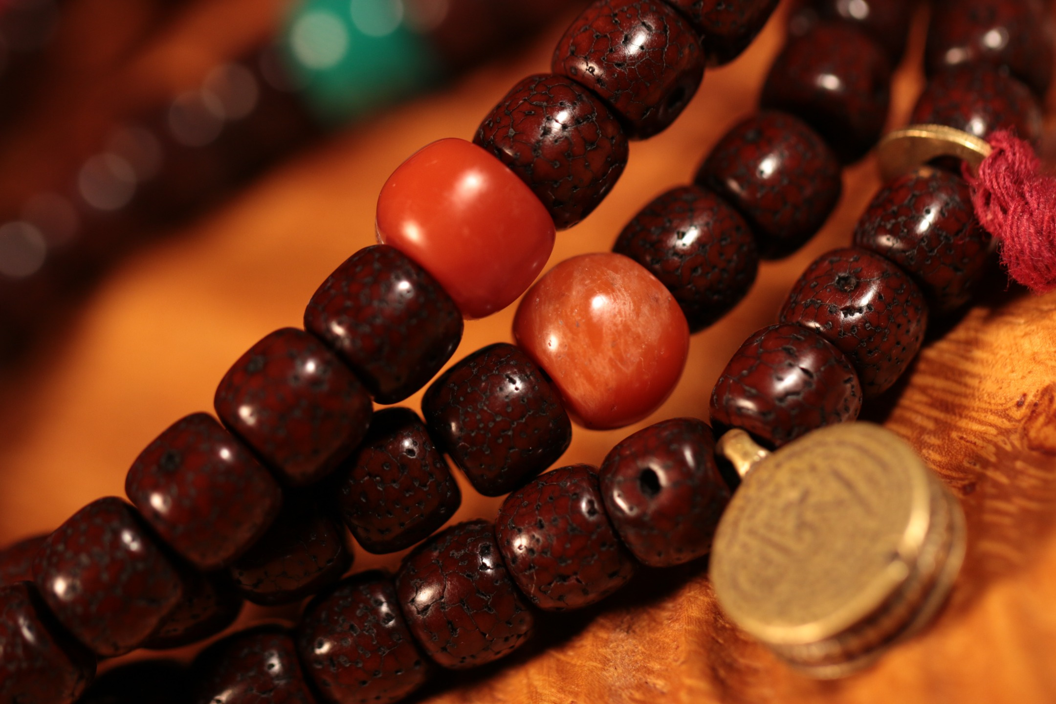Star-and-Moon Bodhi Prayer Beads（Unique ID:cp-3-3217）