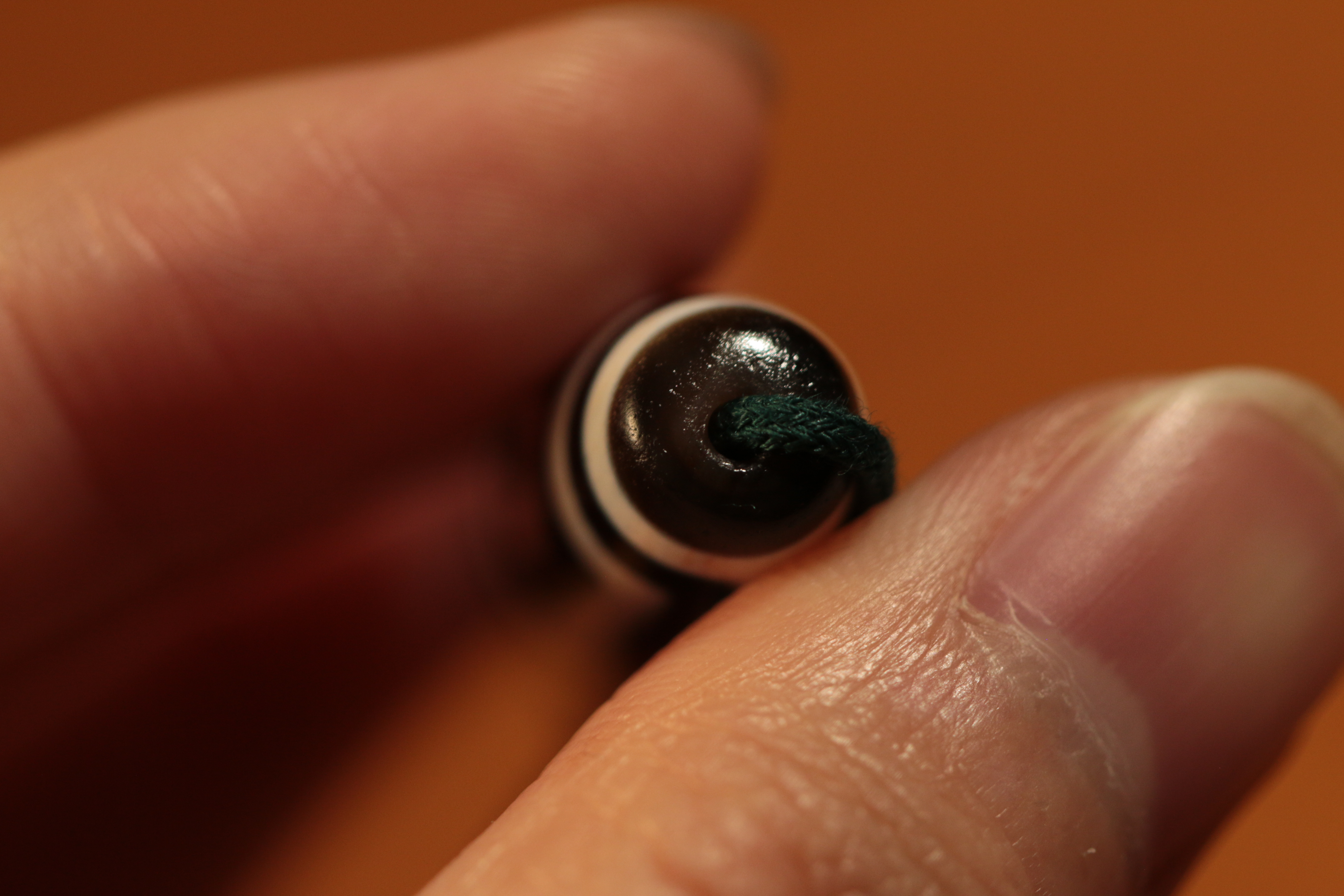 Four-Eyed Dzi Bead Clavicle Necklace（Unique ID:cp-2-2966）