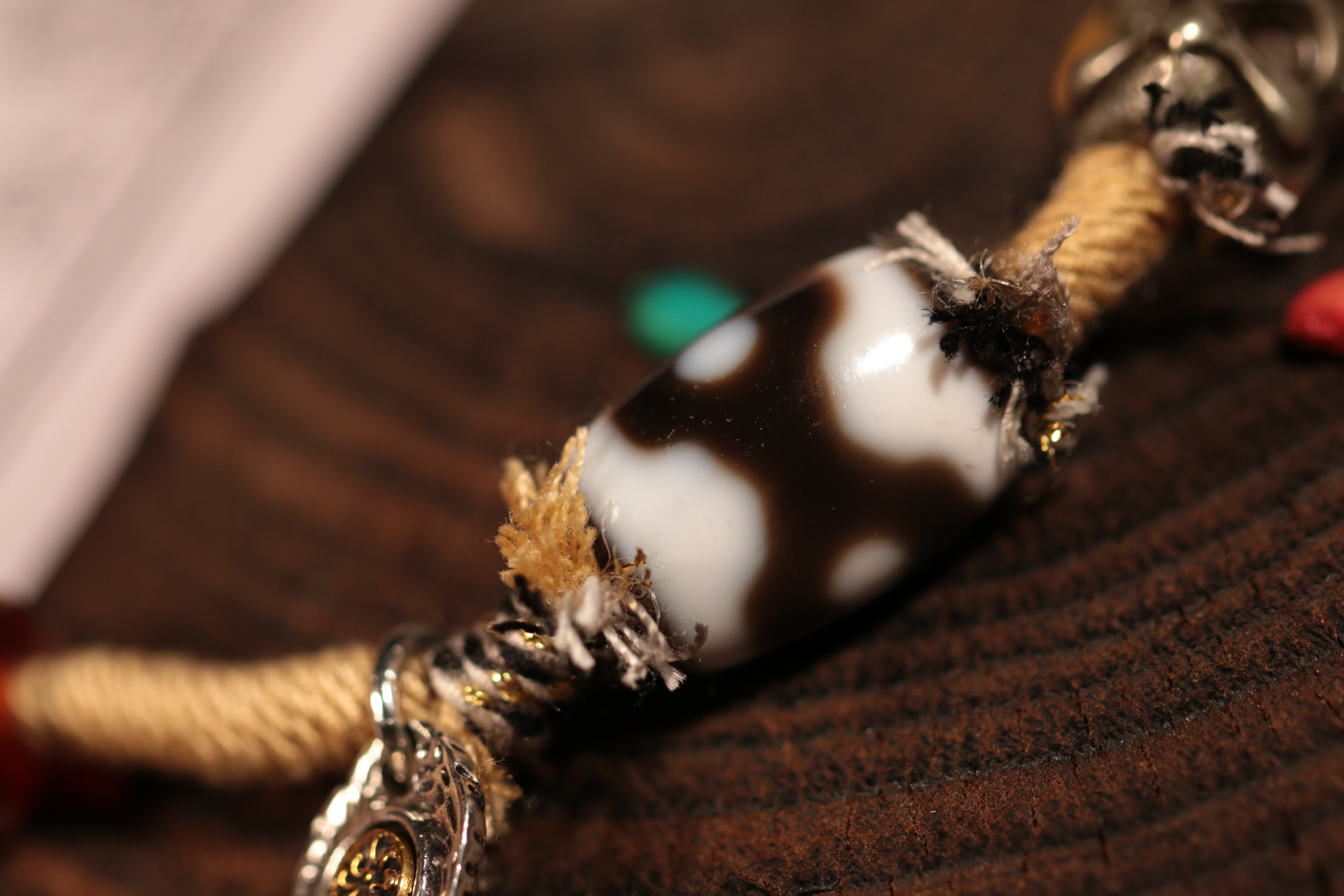 Mandala Three-Eyed Bead Bracelet（Unique ID:cp-1-5978）