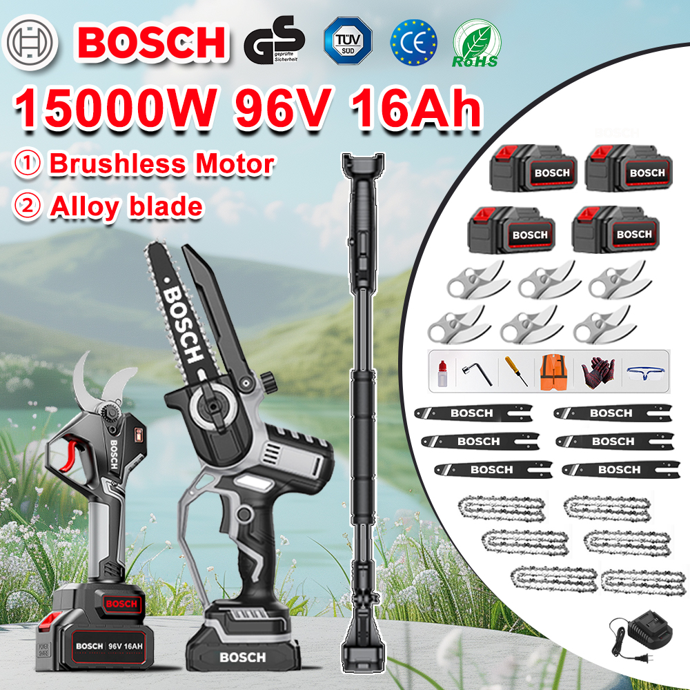 Bosch 5-in-1 multifunction chainsaw and pruner combination