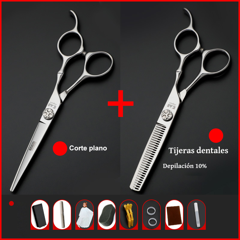 🥰Japanese hairdressing scissors, flat cut, seamless tooth scissors, professional fine cut.
