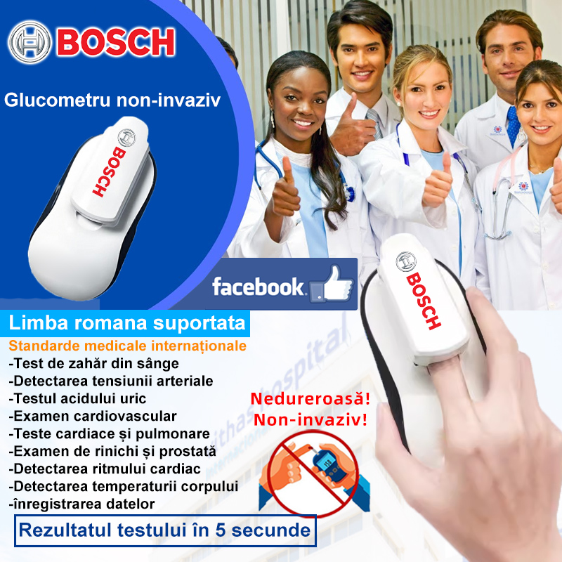 【Special Offer from 2025】Bosch Healthcare Painless and Non-Invasive Glucometer