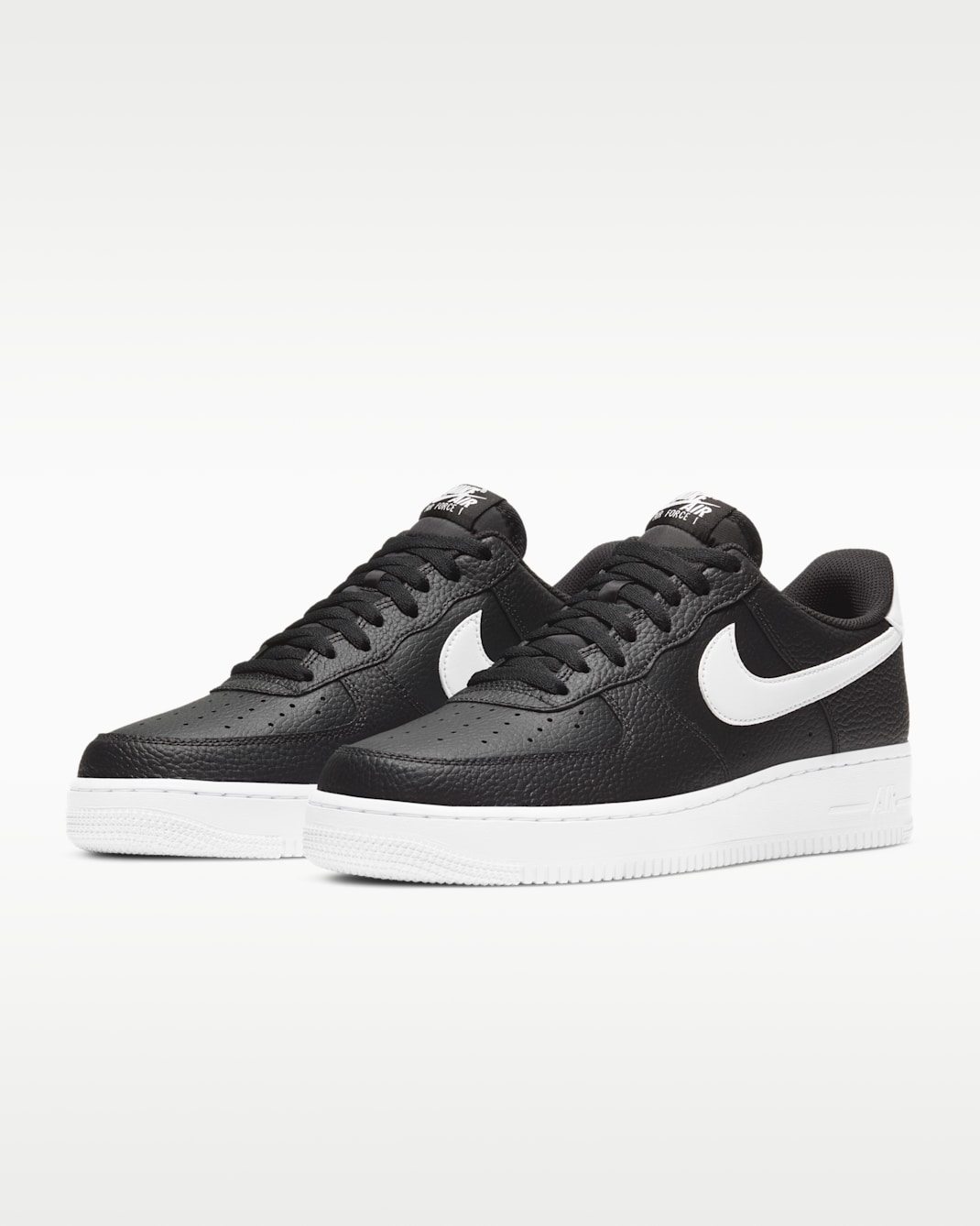 Nike Air Force 1 '07 Black/White(商品到着後にお支払いいただけますので、品質を確認してからお支払いいただけます)