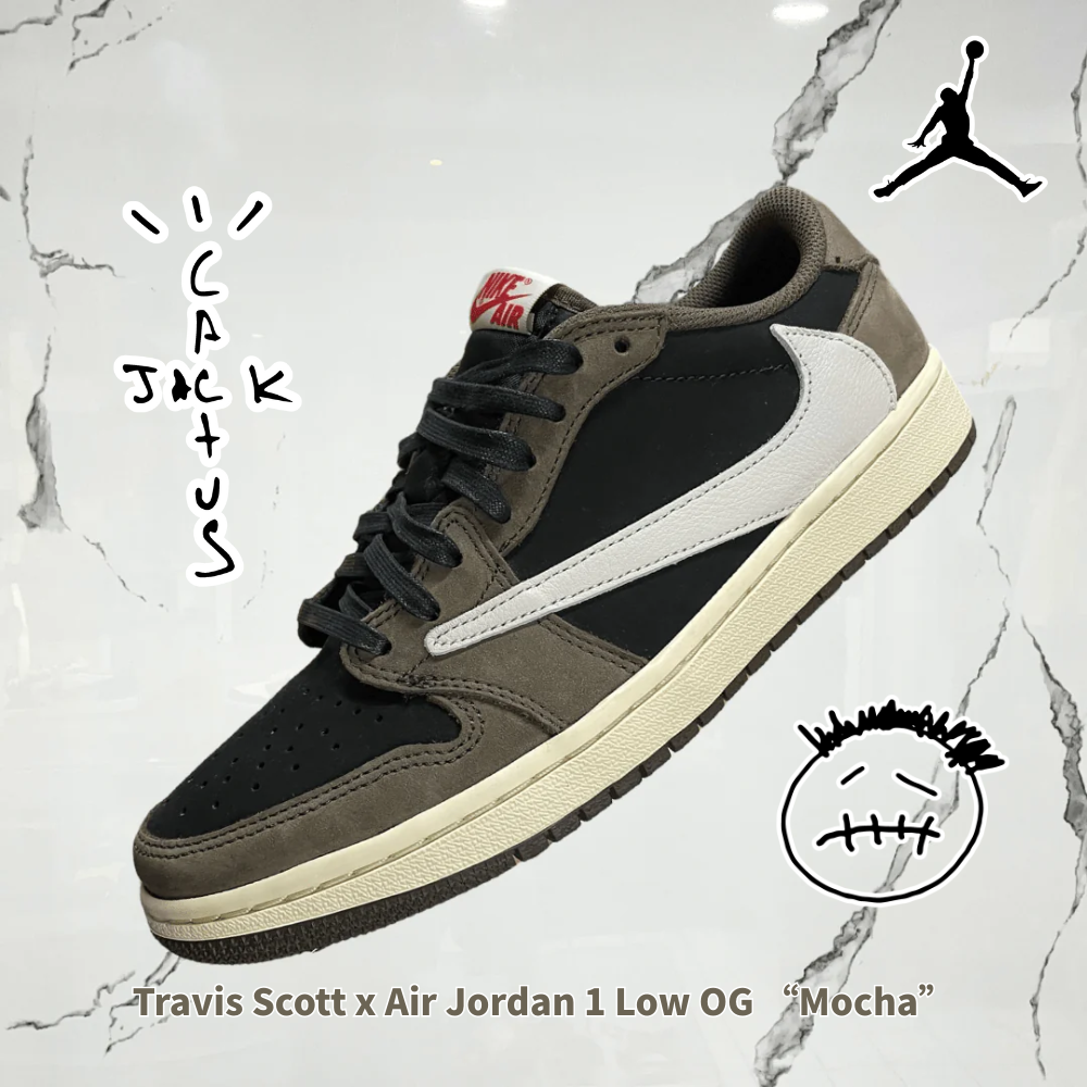 Travis Scott x Air Jordan 1 Low OG Mocha